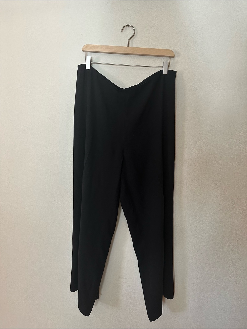 Eileen Fisher silk wide leg pants